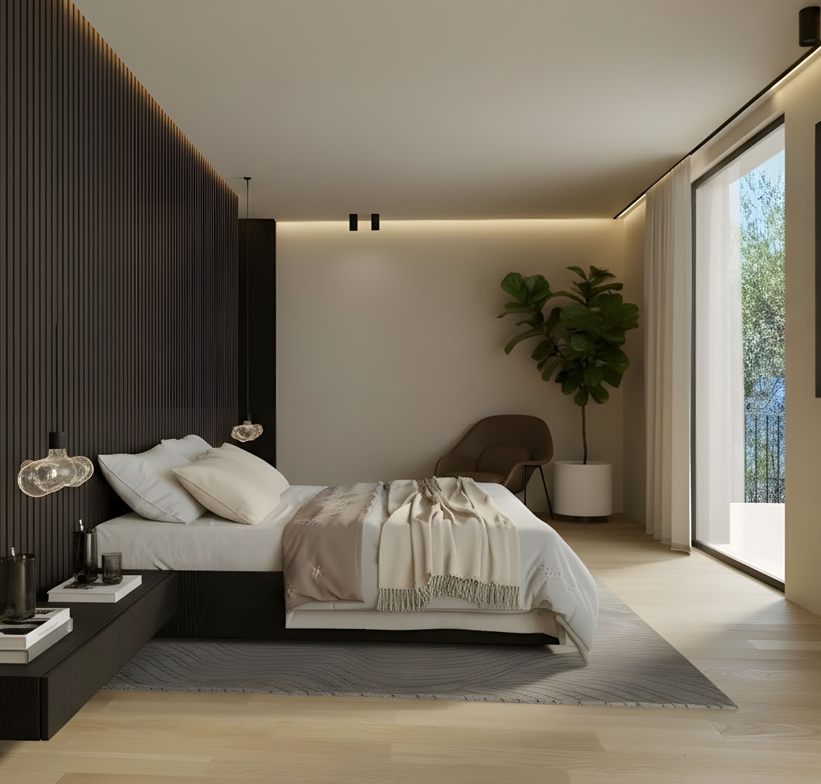 Ogni camera del boutique hotel dispone di bagno en suite e arredi contemporanei, progettati per garantire comfort, privacy e un soggiorno di lusso.